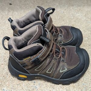 Kids Brown Outdoor Hiking Shoes - KEEN Style